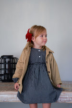 Amelyn Black Plaid Dress